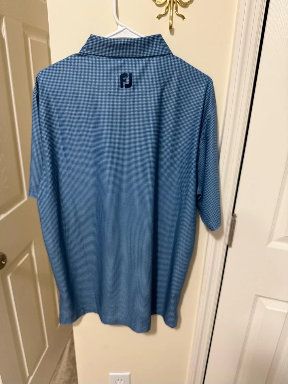 FootJoy | Shirts | Mens Footjoy Blue Polo Shirt With Pinehurst Us ...